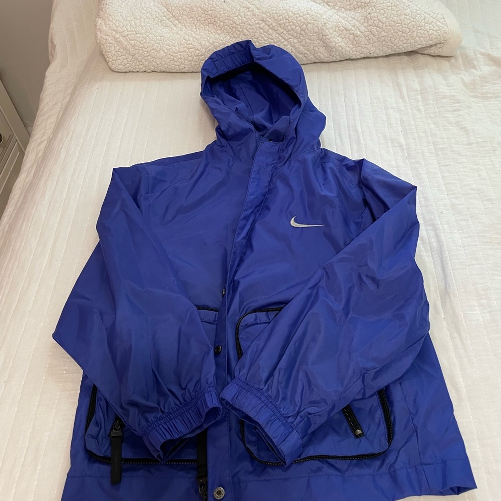 blue nike windbreaker